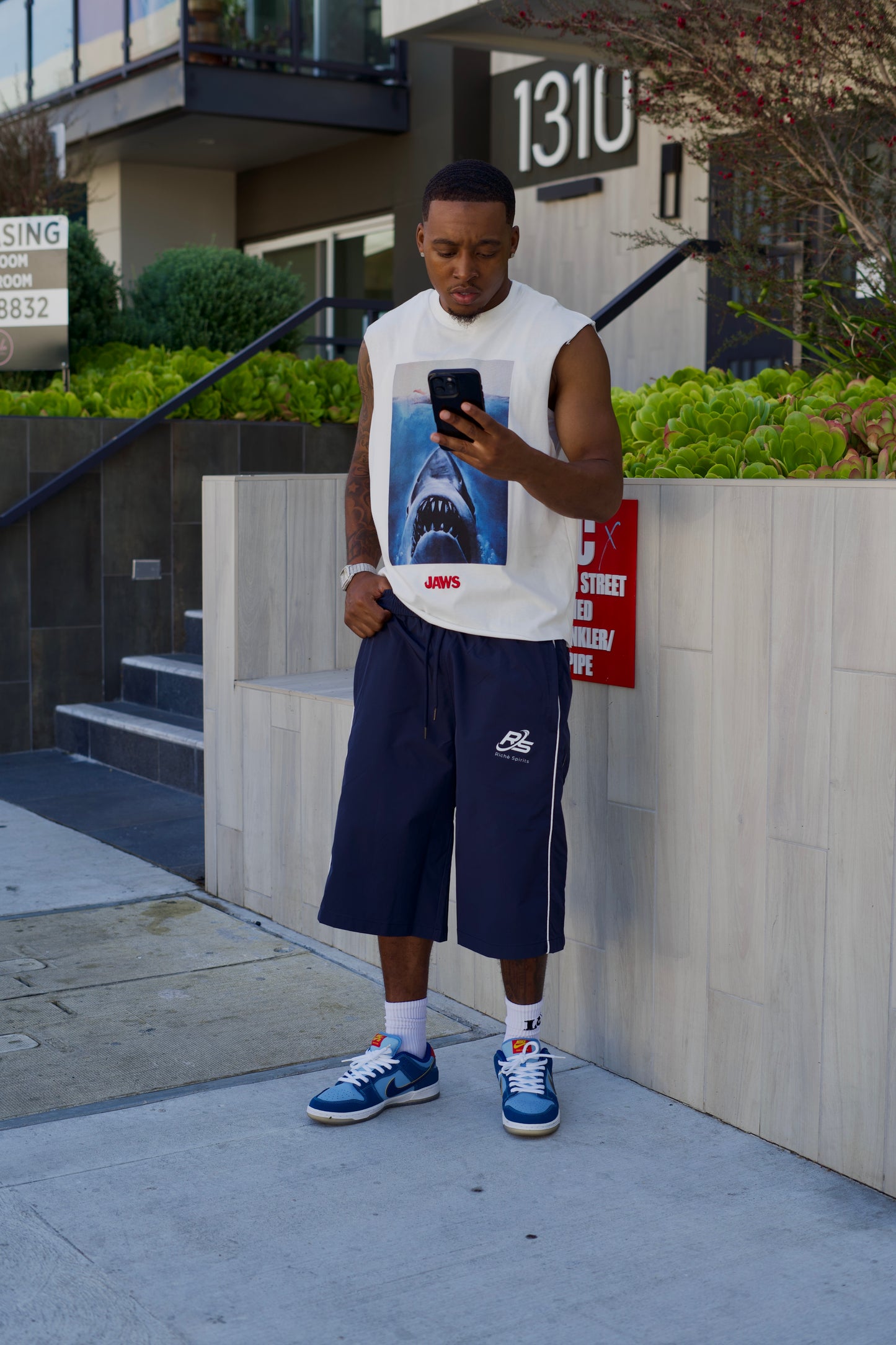 Navy OS shorts