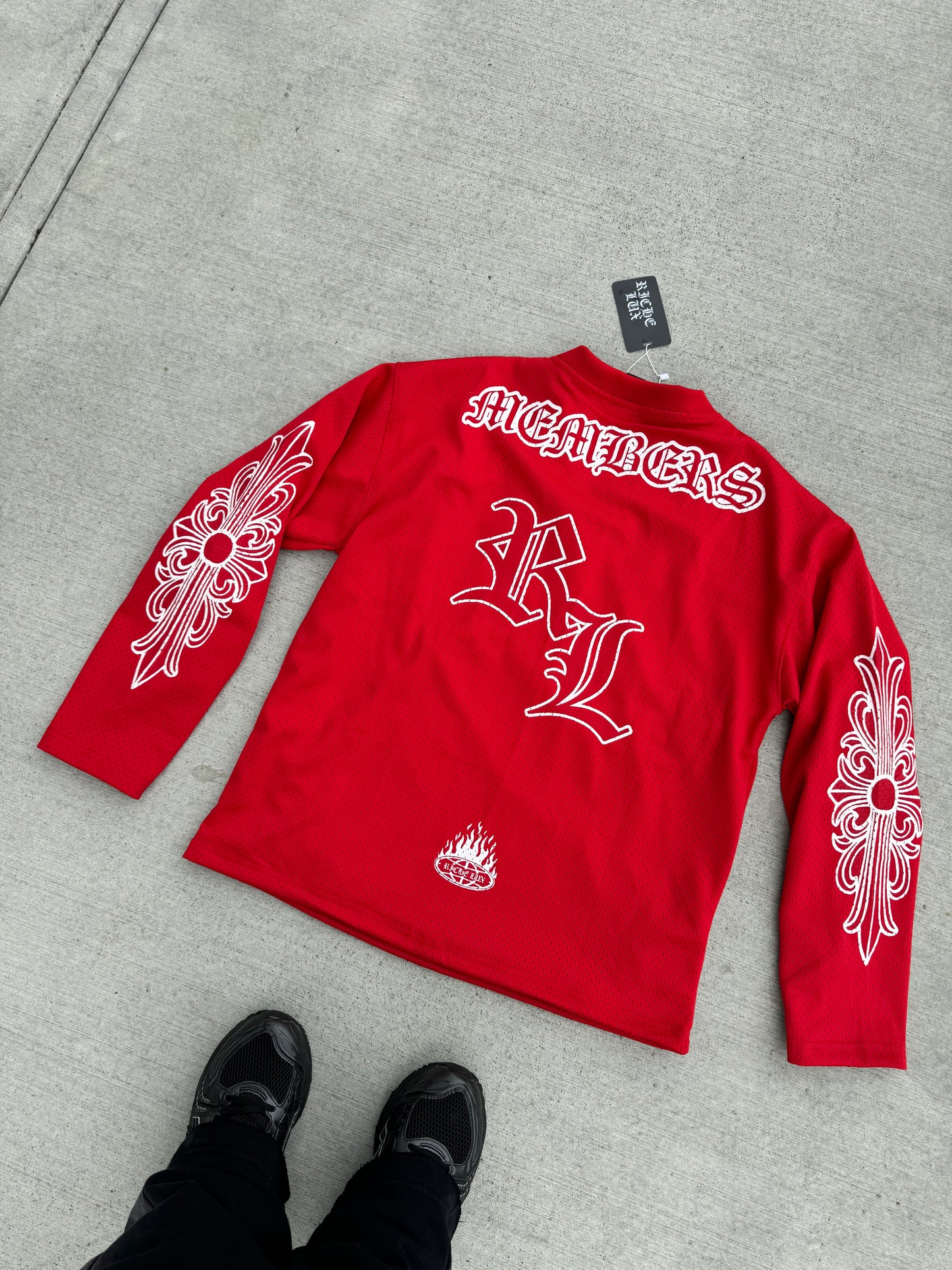 Cherry Red MEMBERS Jersey