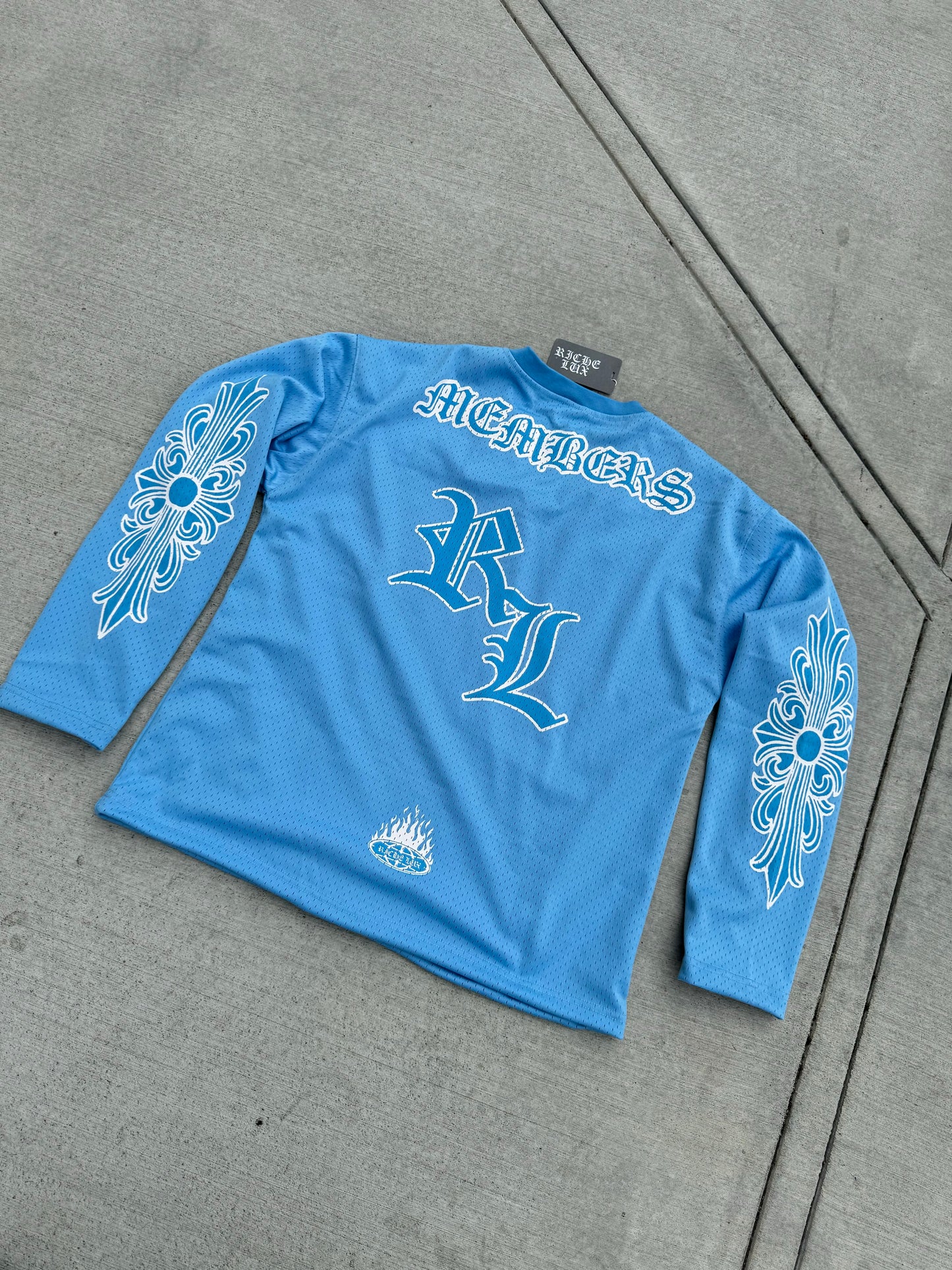 Ice Blue MEMBERS Jersey